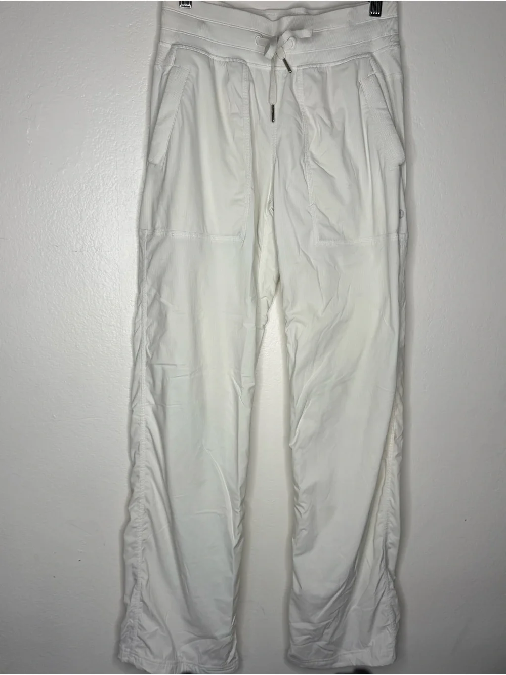 Lululemon Dance Studio Pants Bone Fill Length Sz 4 - Picture 1 of 8